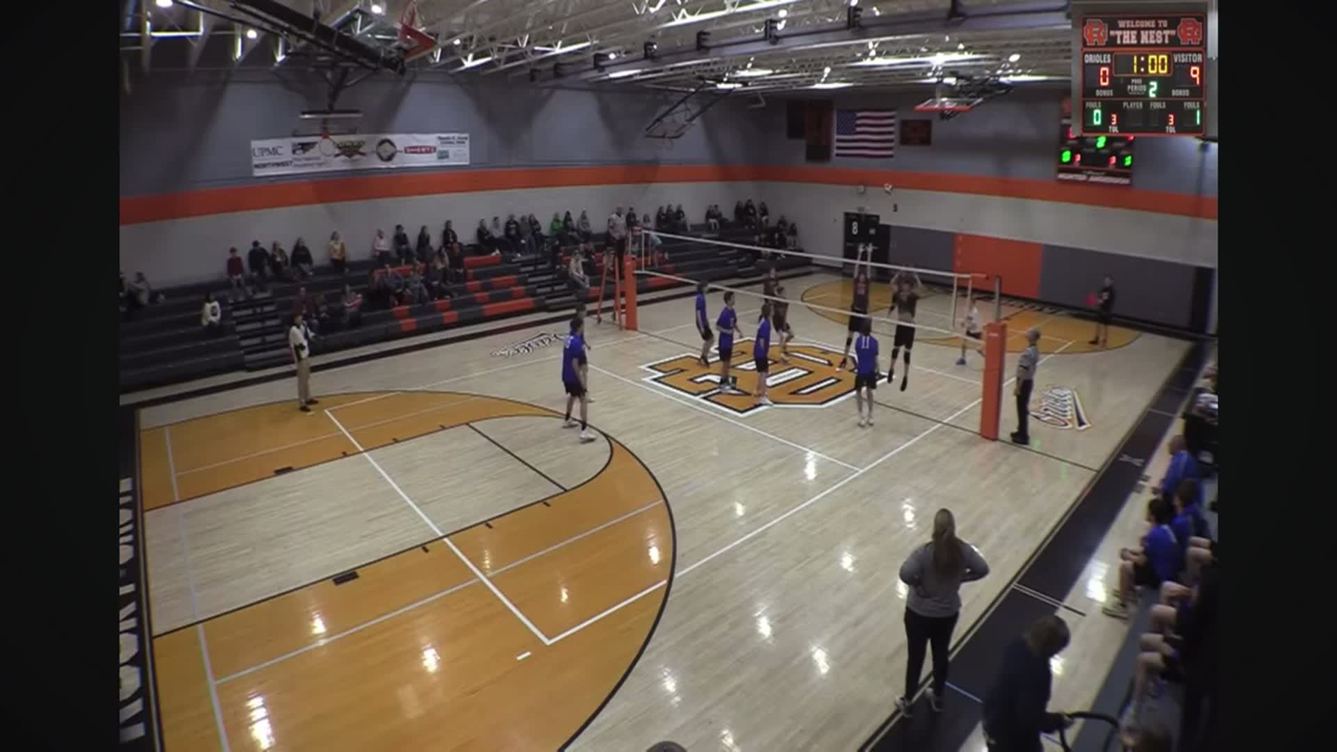 Kill by sophomore Duane Sheatz against CASH