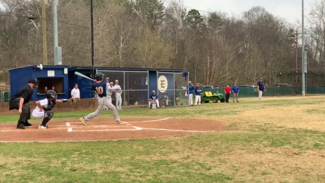 Easton Roschke with a bases clearing double.
