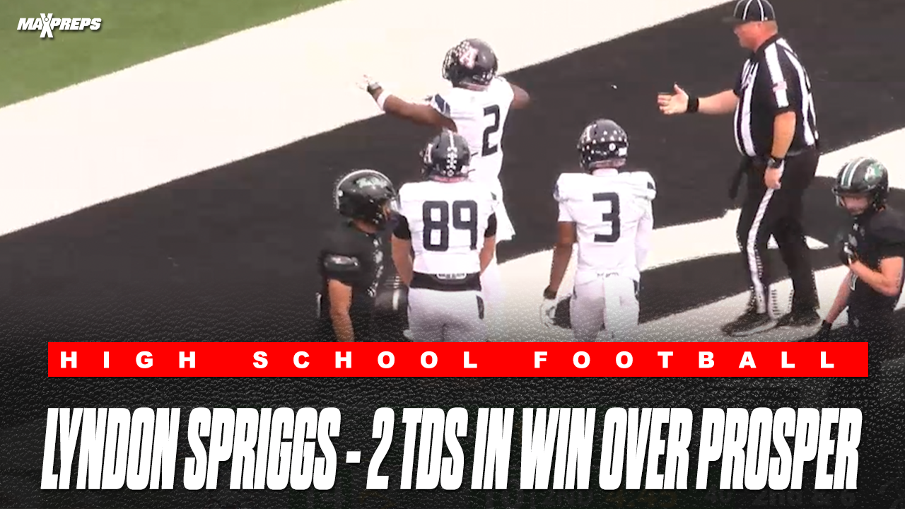 Spriggs With Two Touchdowns In Win Vs. Prosper!