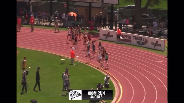 Sage Siegrist wins Colorado 4A State in the 800m