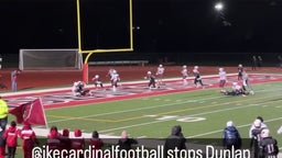 42-41 Dwight Eisenhower over Dunlap in Class 6A G10