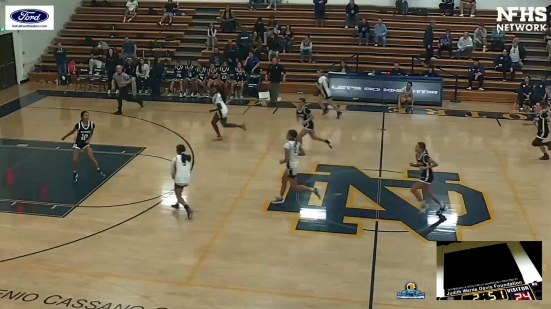 Sophia Mendoza 2027 Assist to Zi Kennybrew 2027