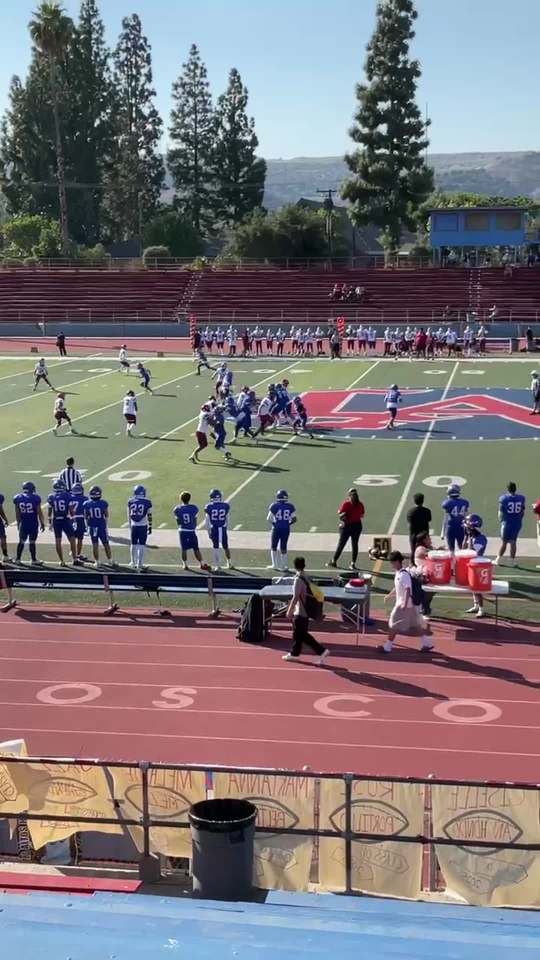 Over 30 yards for a first down.
