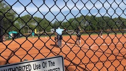 Double to left field