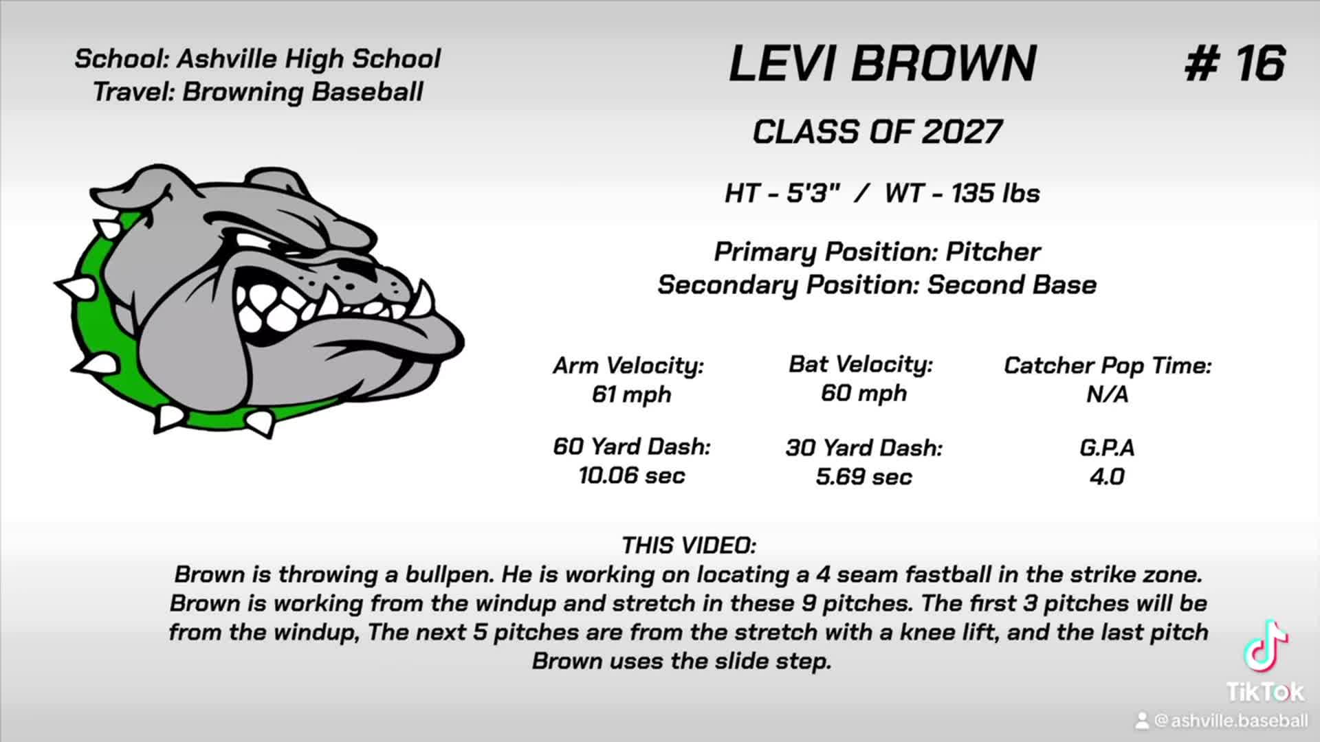 Levi Brown / 9-20-2023 / Class of 2027