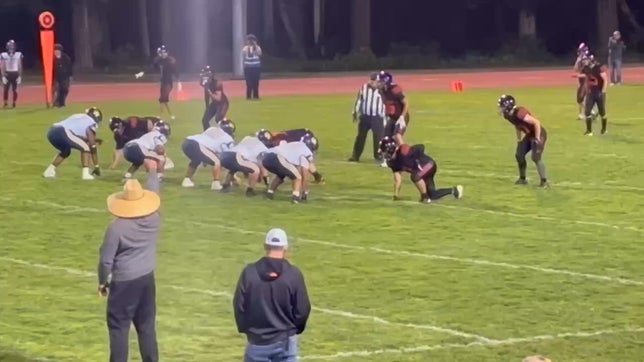 Hit the qb he throws to outside linebacker he takes it for six