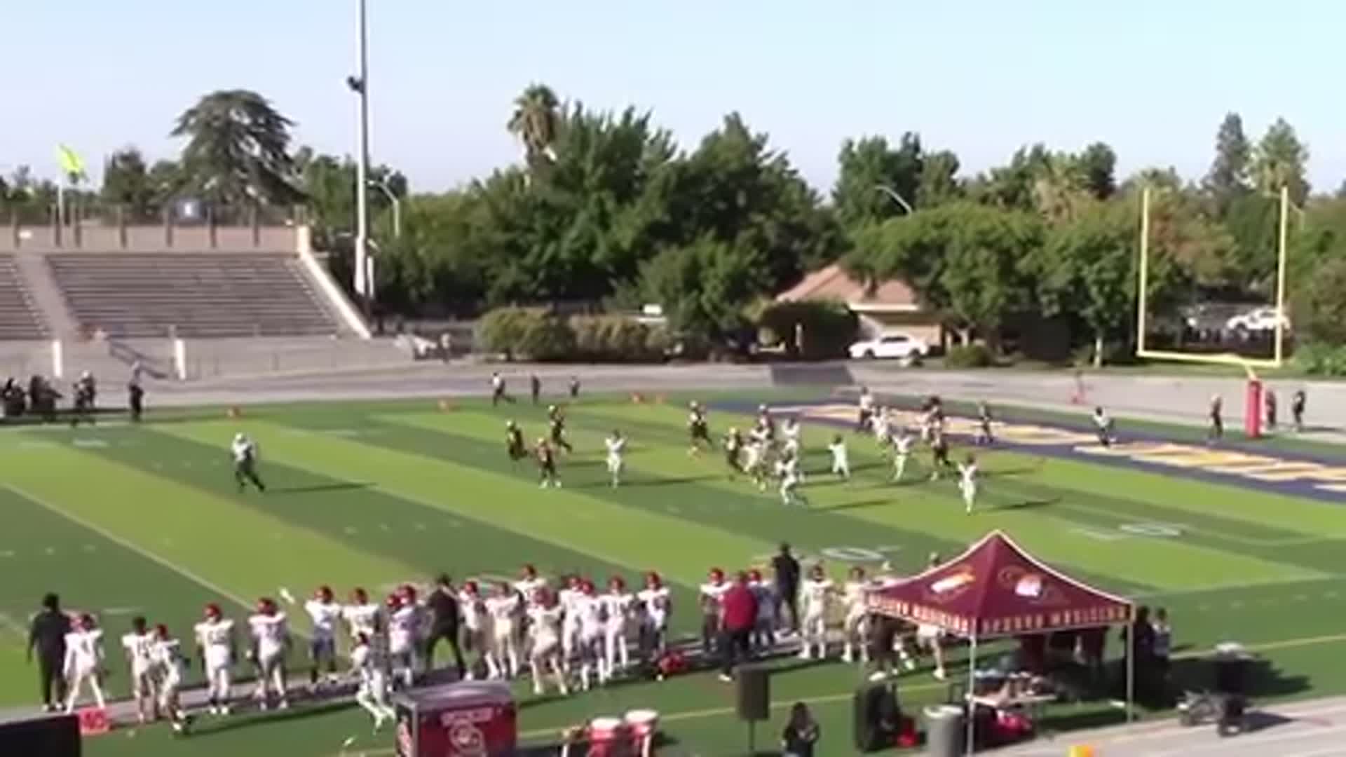Touchdown - Clovis West vs Edison - JV Football - September 13, 2024 - EZ Crawford (#31) - Interception Returned For A Touchdown.