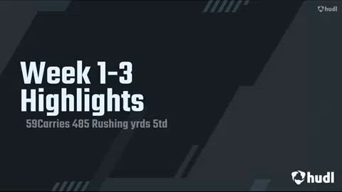 59 carries 485 rushing yards 5tds