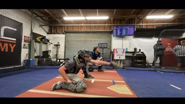 In catching your goal is to move the ball as much as possible with little movement which is why you work under it. Catch it at the lowest point possible and work from there