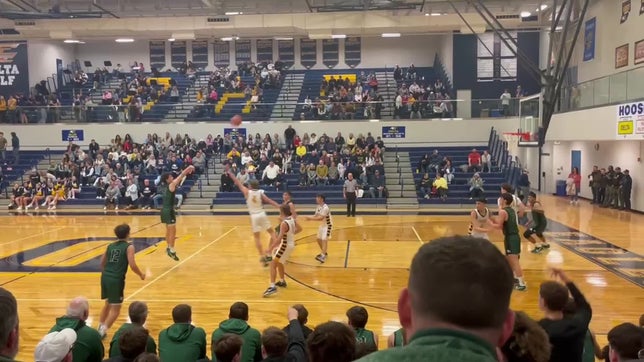 Brandt showing his range on the inbound play.