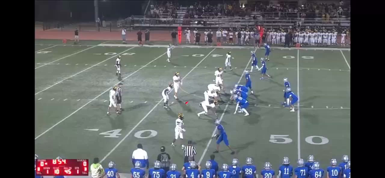 7 PASS BREAK UPS 5 TACKLES