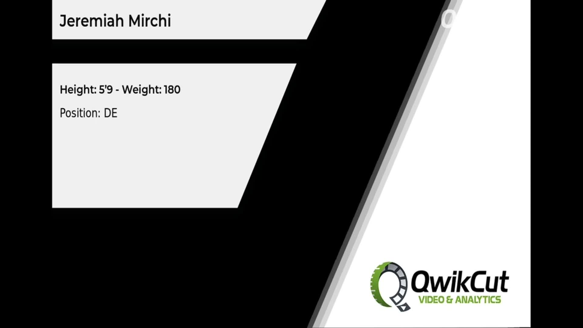 Jeremiah Mirchi Mid Season Highlights (Senior Year)