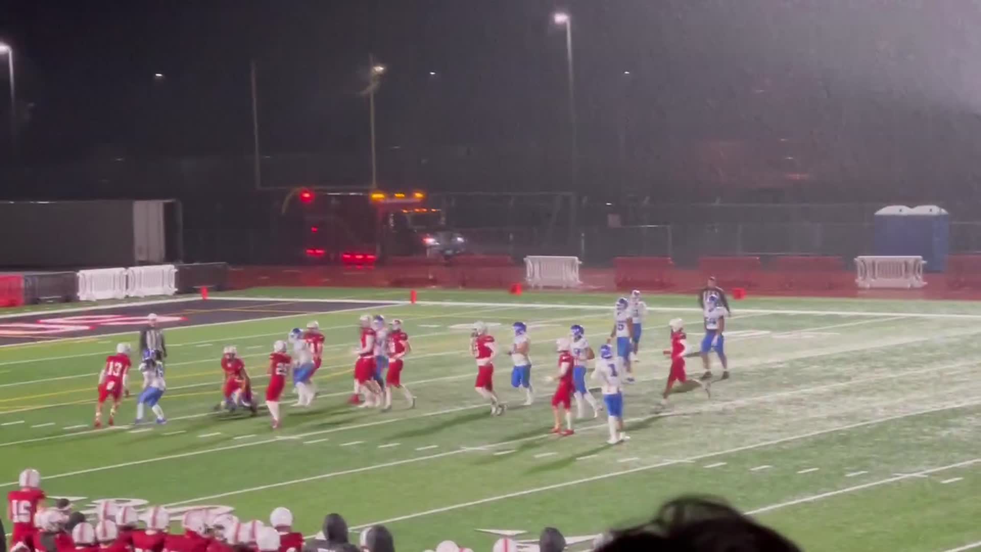 Yelm #23 Brayden Platt tackle for loss (-5 rush)