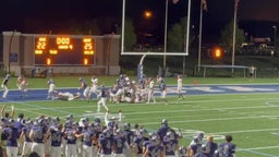 GP vs WF in OT, Prep down by 3, Colin Reynolds scores his 4 TD of the night to seal the win 28-25 for prep!