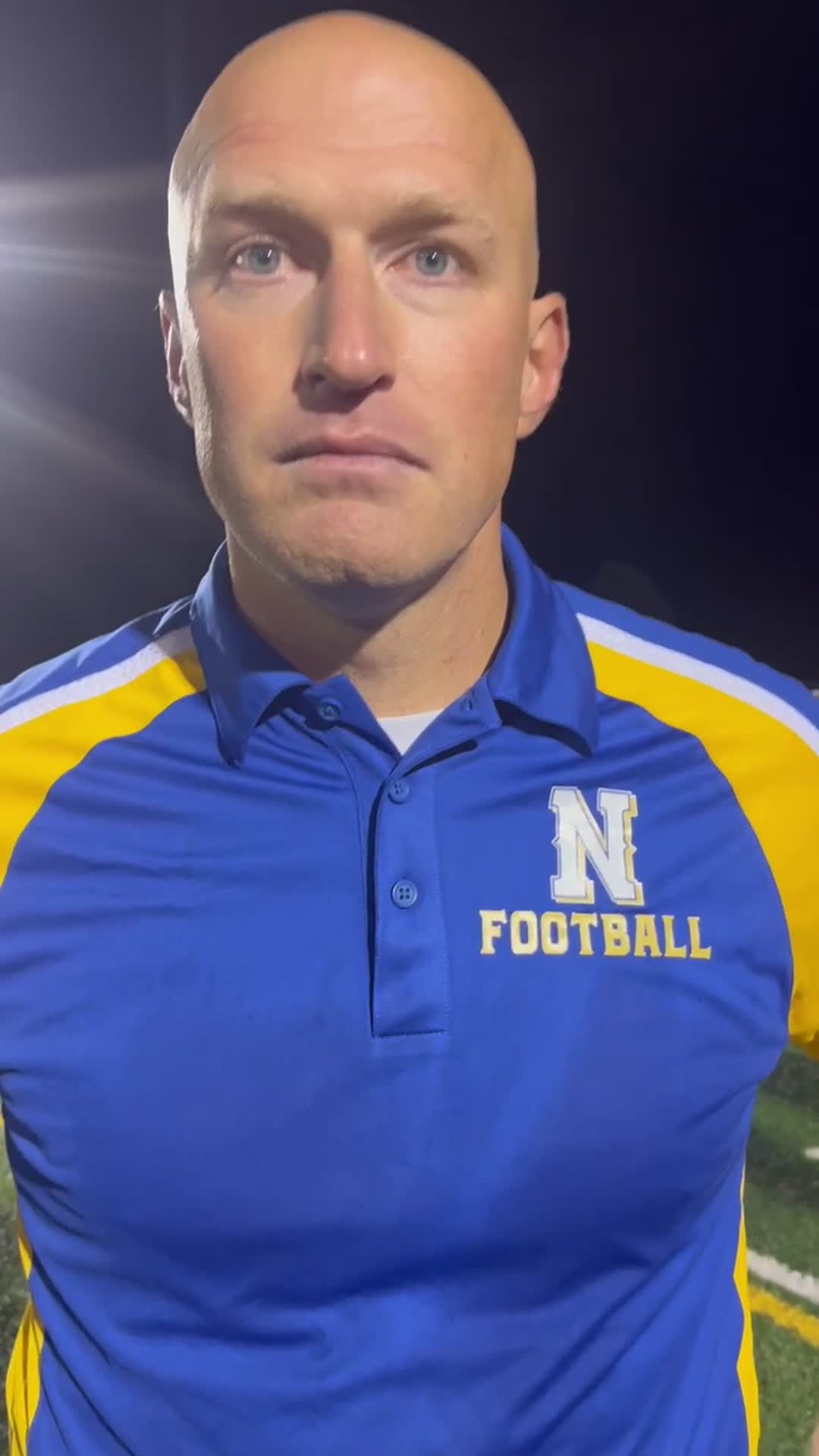 After game interview