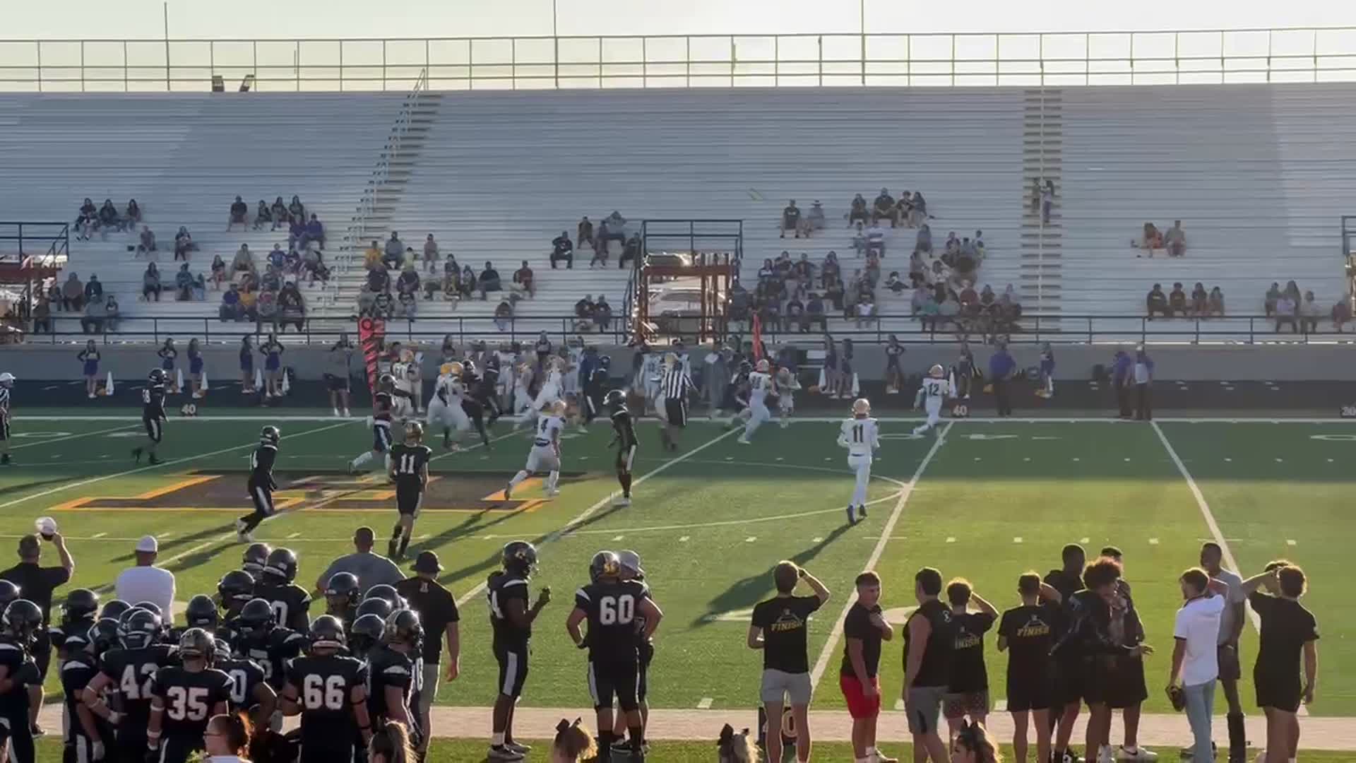 Rushing yards v Jal Varsity