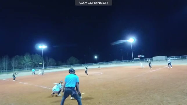 Softball players with good eyes are good stealers. The slightest bobble is a great chance to steal with the right jump.