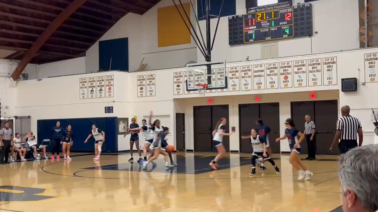 Siena Ostick 2028 Assist to Ava Seeger 2027