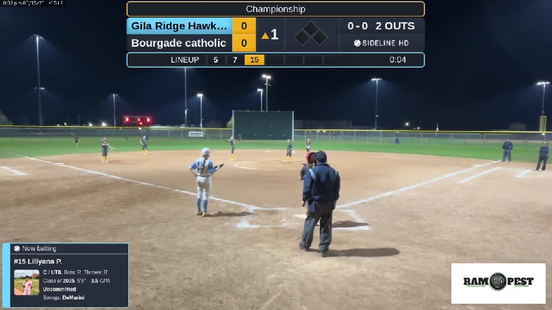 Lillyana Price single home run