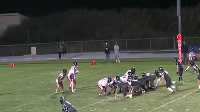 Jacob comes up with the ball.