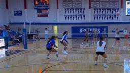 Christian Brothers freshman Aniyah Fayne delivers big hit vs Ponderosa.