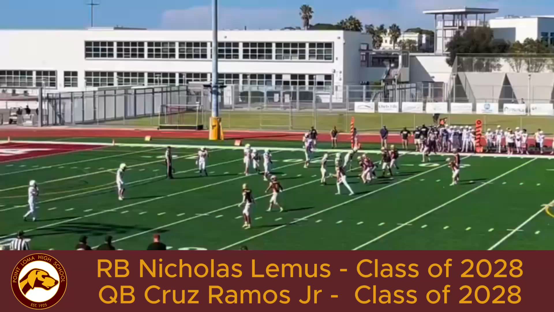 27 yd TD. Nicholas Lemus & Cruz Ramos Jr