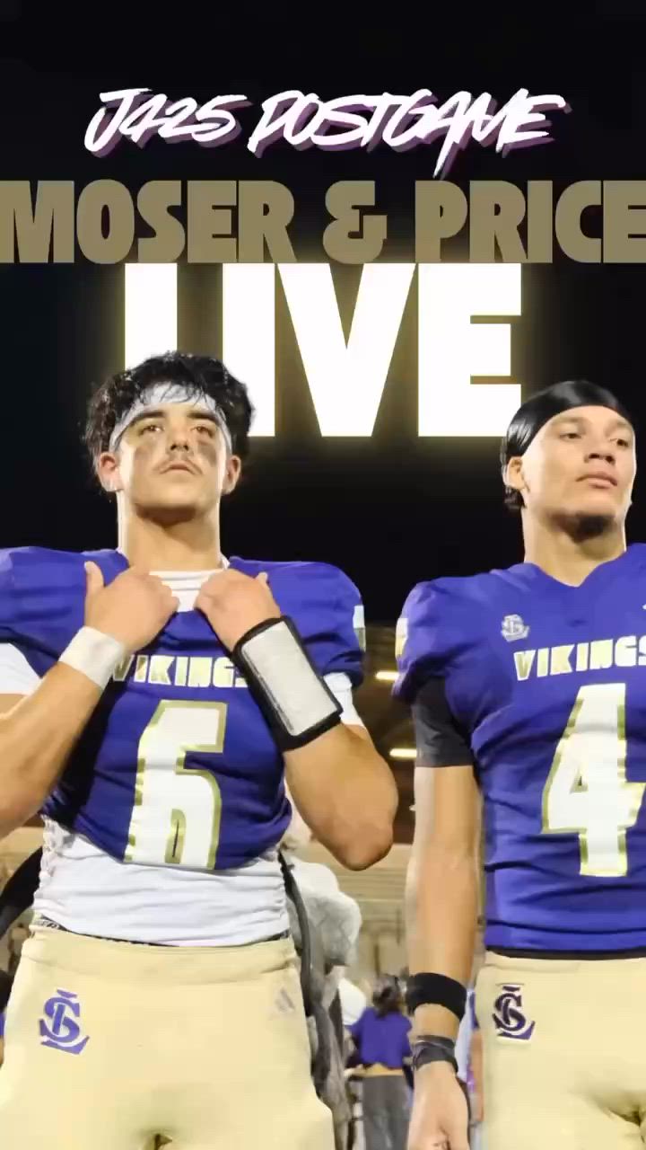 The Lake Stevens Vikings juniors are interviewed by KRKO and The Journal 425 following Lake Stevens' 31-28 win over #1 Sumner Friday, September 5, 2025. | @J425Live (IG)