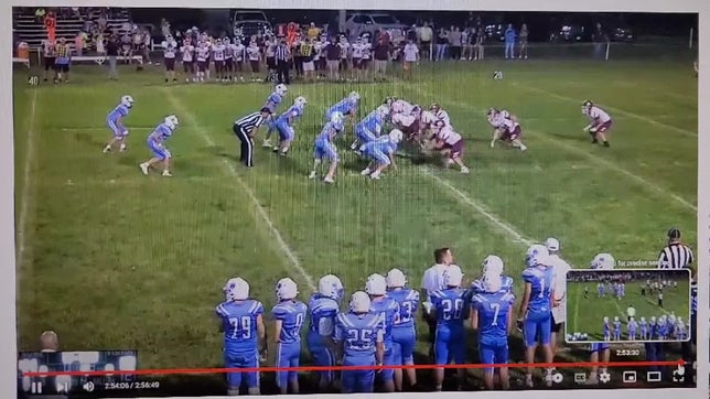 Ryan Tuttle at Center pancake block.