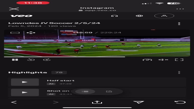 Video player poster