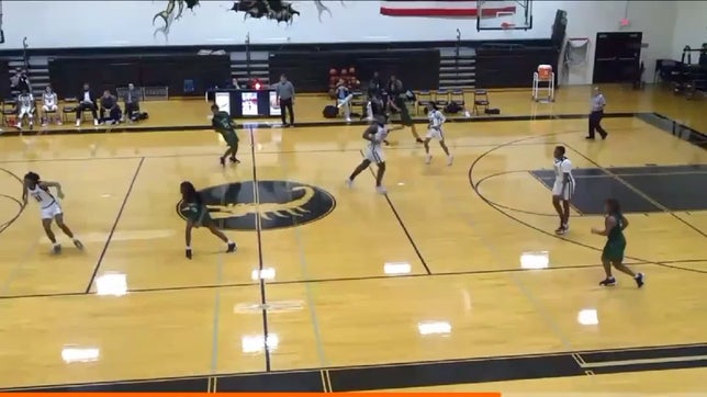 press defense results in a dunk for SHHS