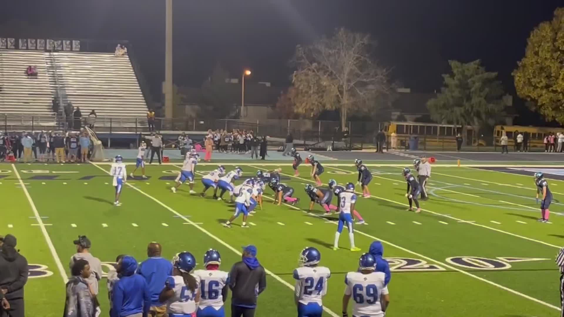 21- yard touchdown pass