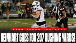 Noah Reinhart goes for 207 rushing yards in the win vs Hartford