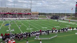 Hunter Rathke 80 yard kickoff return for a TD to start the second half for Tomball High School vs Cypress Springs HS playoff.