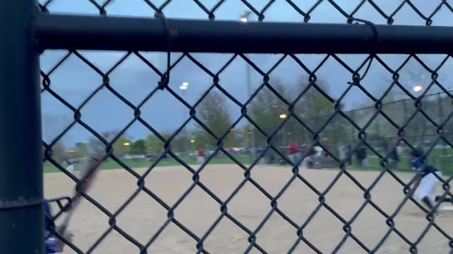 T'Shawn hits a single