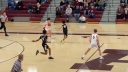 Josh Lowery with the game winning 3 point shot in the final seconds