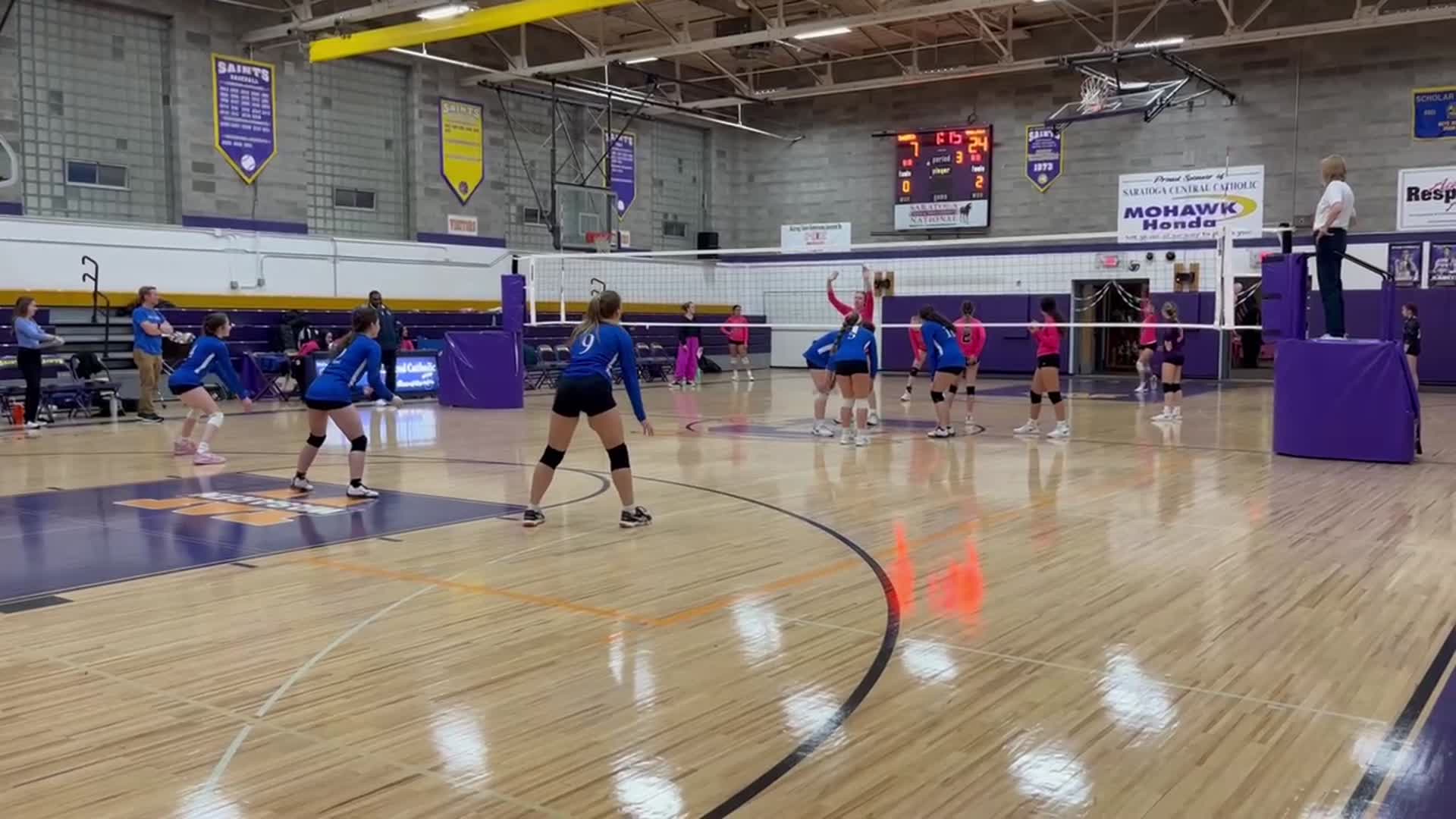 Match point against Spa Catholic