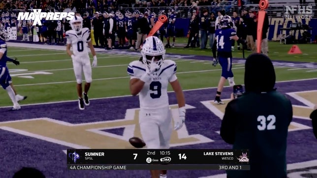 Highlights of Lance McGee's 6 rushing touchdowns in Sumner's (WA) 41-35 overtime win over Lake Stevens (WA) in the Washington 4A State Championship.