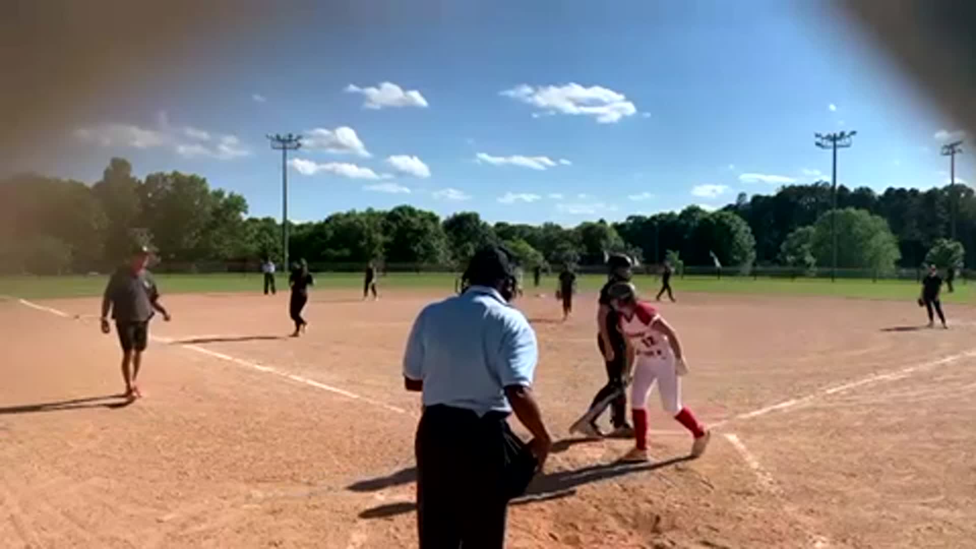 Bree's homerun in first round of state playoffs