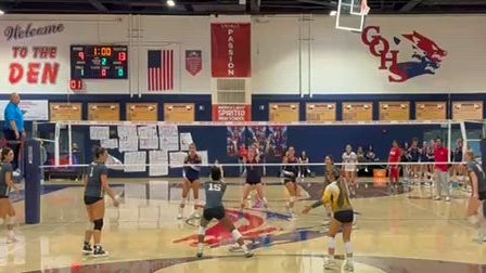 Hitting a two in our 3 league game.