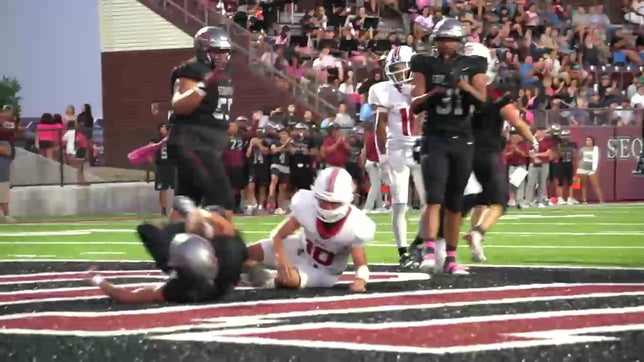TD against Dewey Bulldoggers