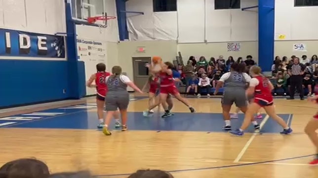 Zoey to Griff for two in the paint vs. Southern Wake