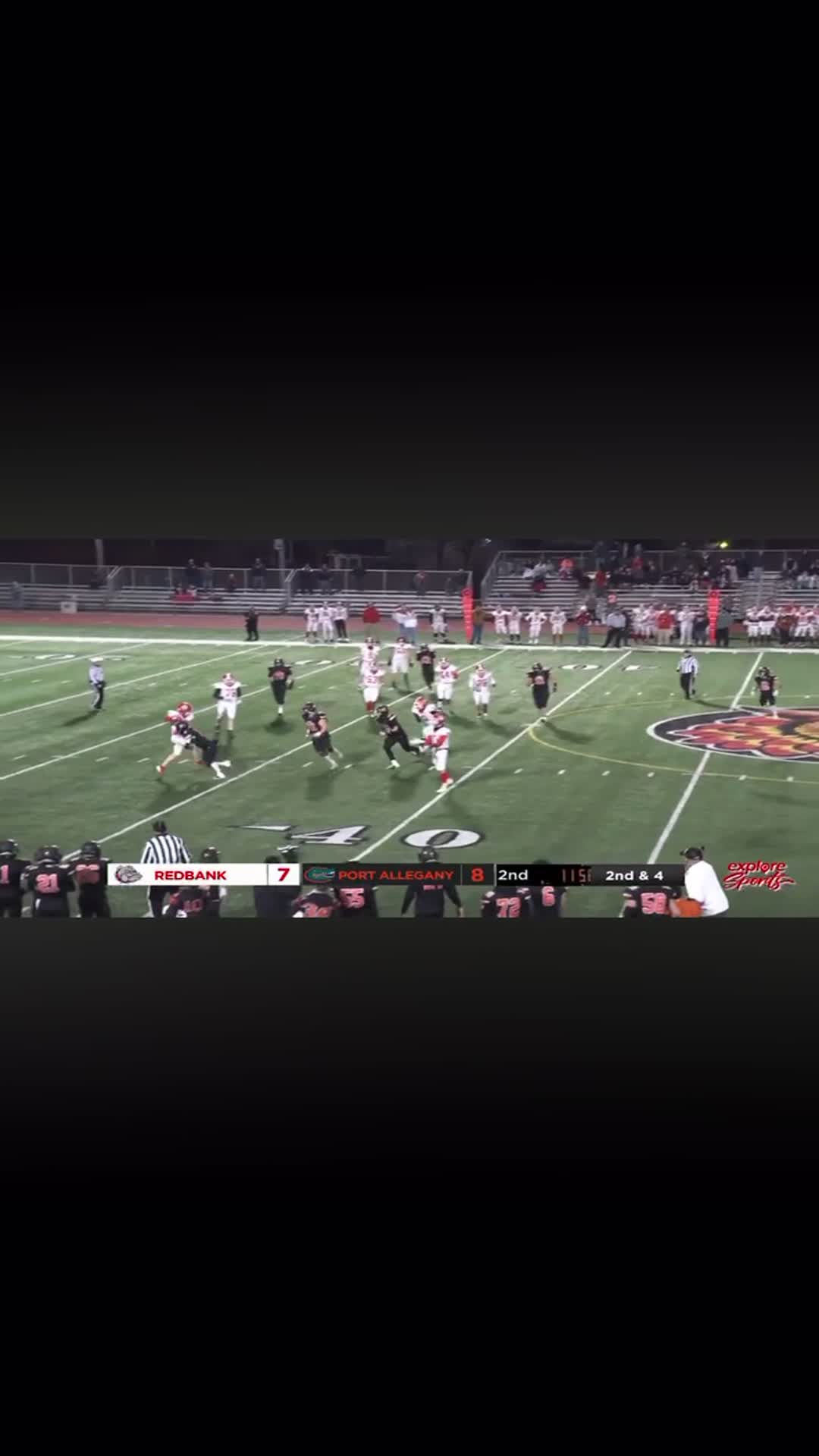 Solo tackle with loss of yardage