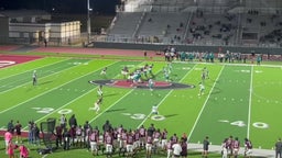15yd Reception vs Pasadena Memorial