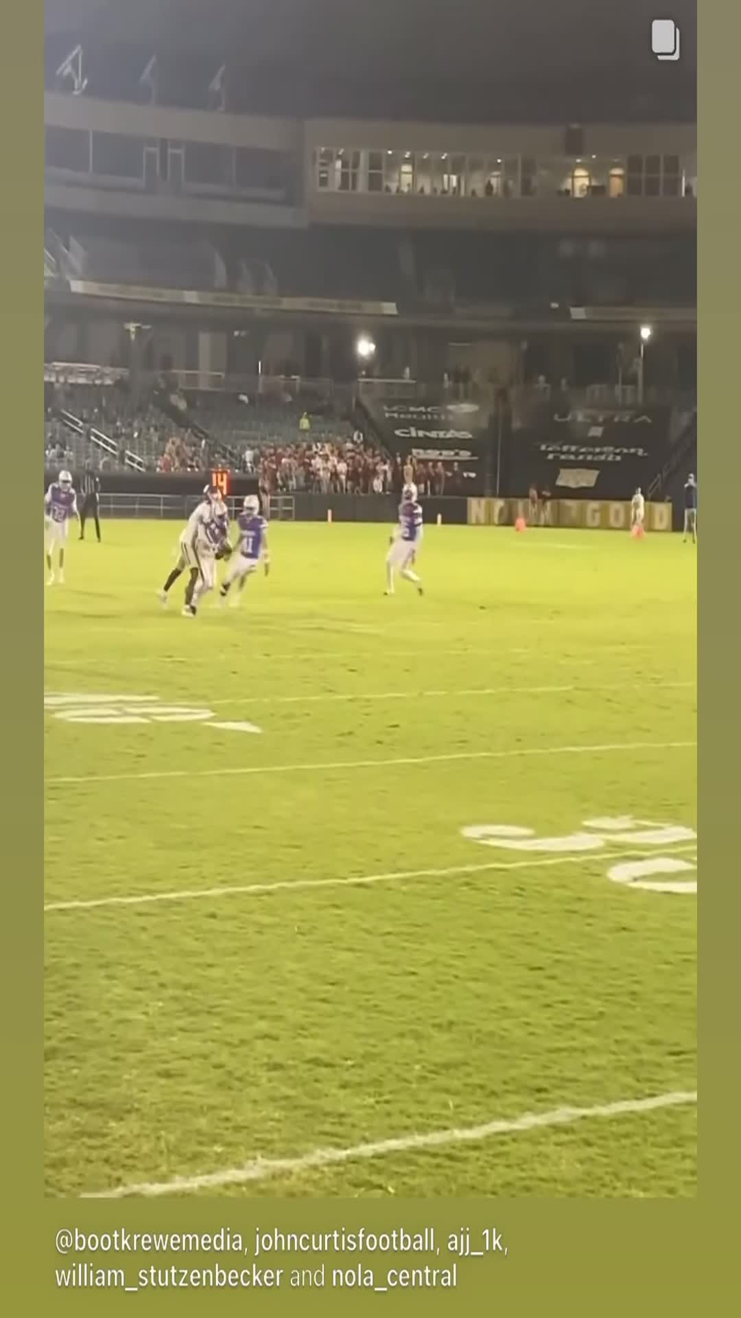 #23 Prentice Mackyeon Jr. gets the interception to seal the 17-14 victory for John Curtis