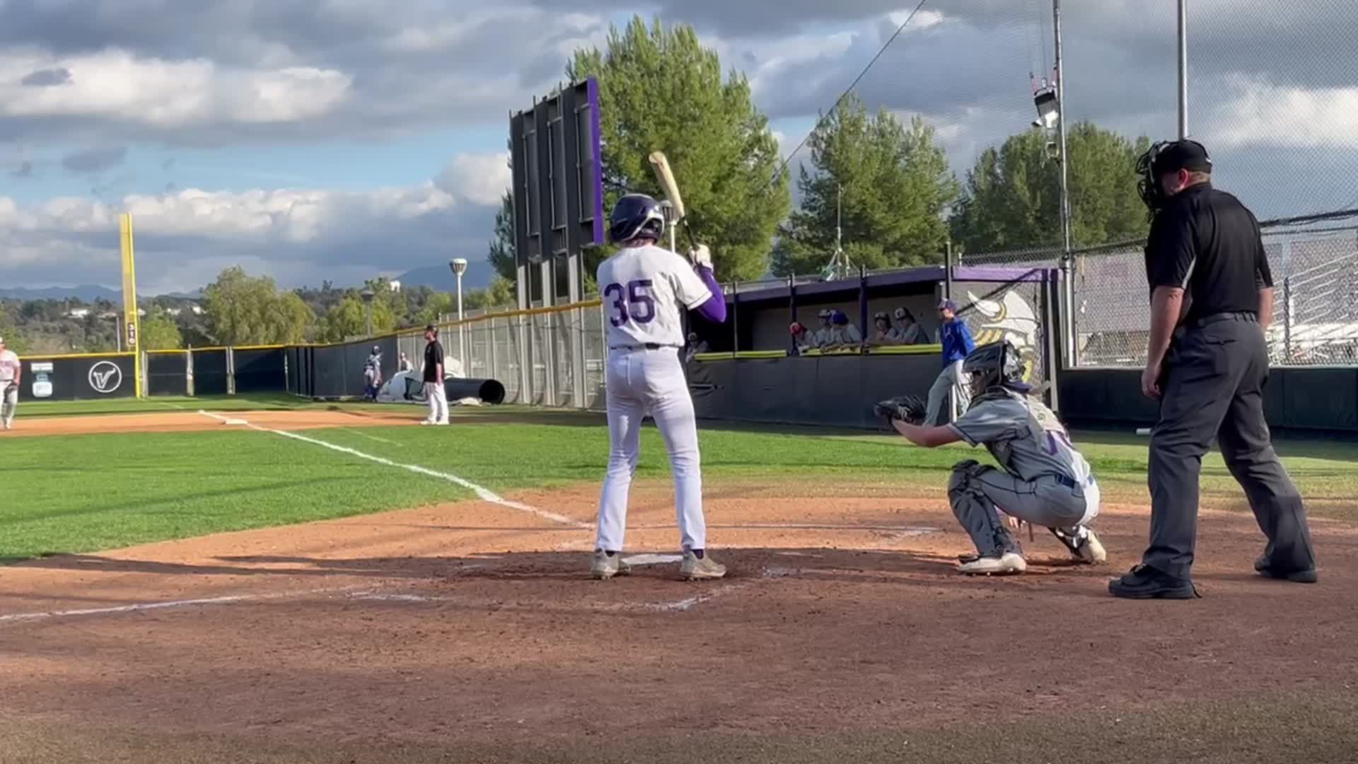 Carter Bennett RBI Double Vs Westlake