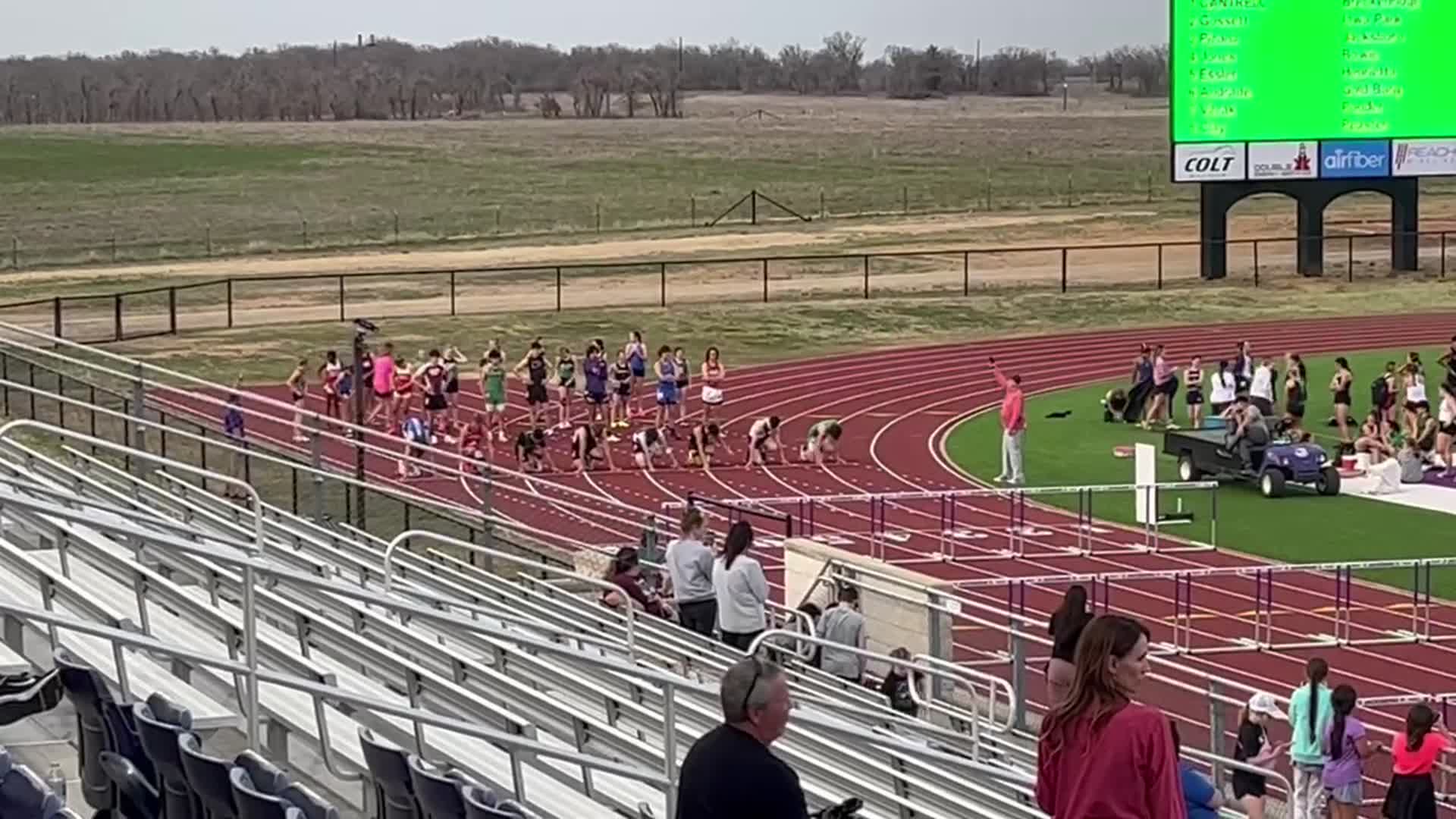 March 6, 2024, 110 high hurdles Jacksboro Tucker Jones
