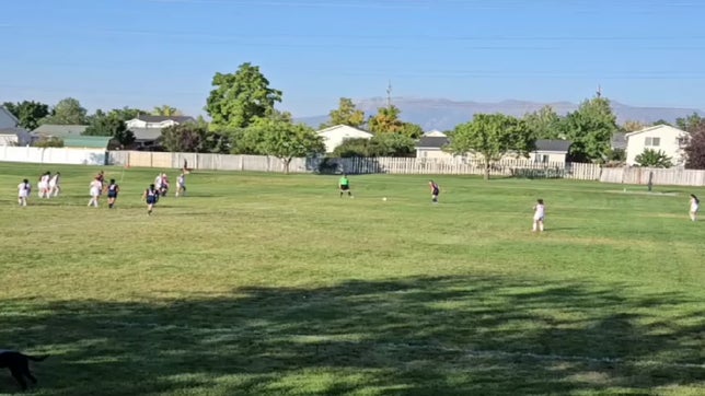 Free kick while playing midfield