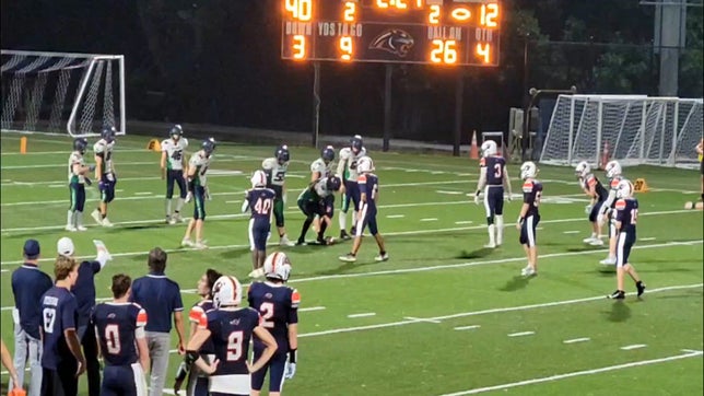 Panthers forcing a turnover in the final minute and then kneeling to end the game. 40-12 final score.