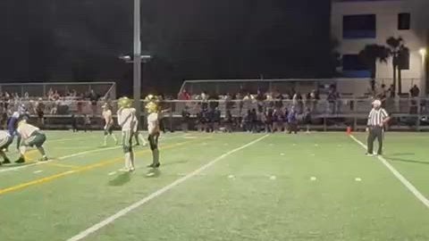 Scramble pass to Josh