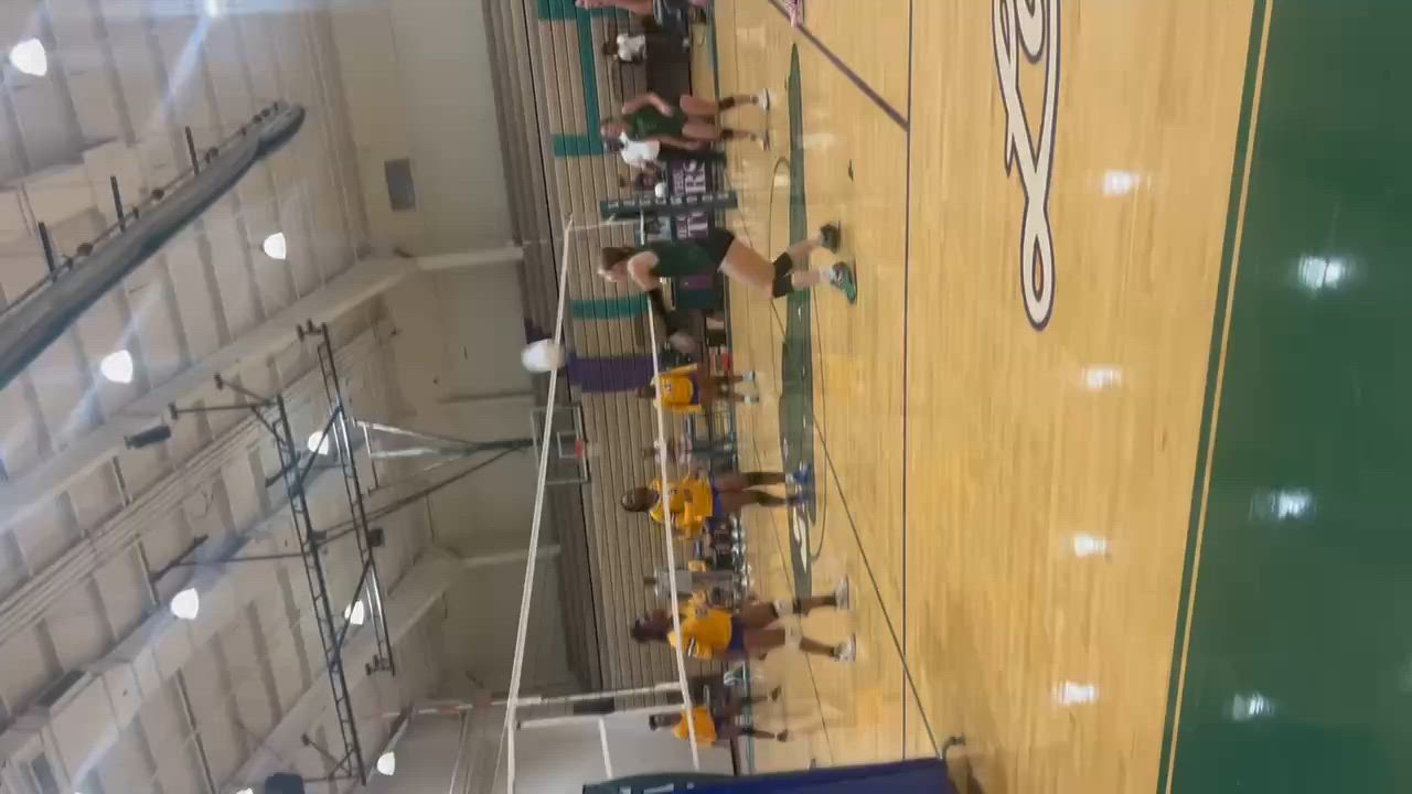 Jaelynn Douglass setting Liberty Stevens